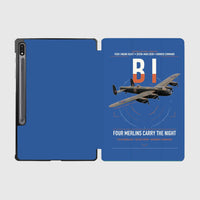 Thumbnail for Avro Lancaster B I design on blue samsung tablet tablet case