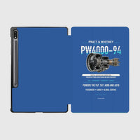 Thumbnail for PW4000-94 design on blue samsung tablet tablet case