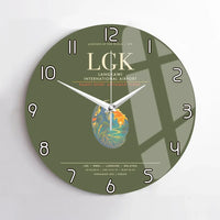 Thumbnail for Langkawi International Airport LGK Wall-Clock No-Frame - Green Army