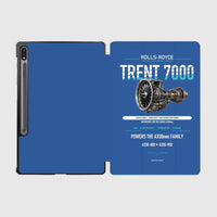 Thumbnail for TRENT 7000 design on blue samsung tablet tablet case