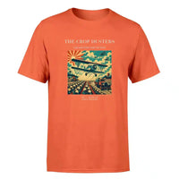 Thumbnail for VINTAGE G4027 - The Crop Dusters - Premium T-Shirt design on orange premium t shirt