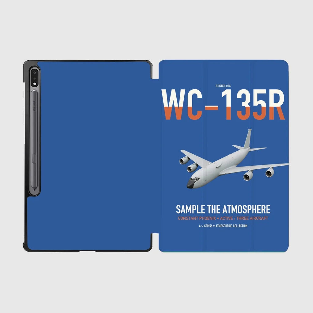 WC-135R Constant Phoenix design on blue samsung tablet tablet case