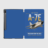 Thumbnail for A-7E Corsair II design on blue samsung tablet tablet case