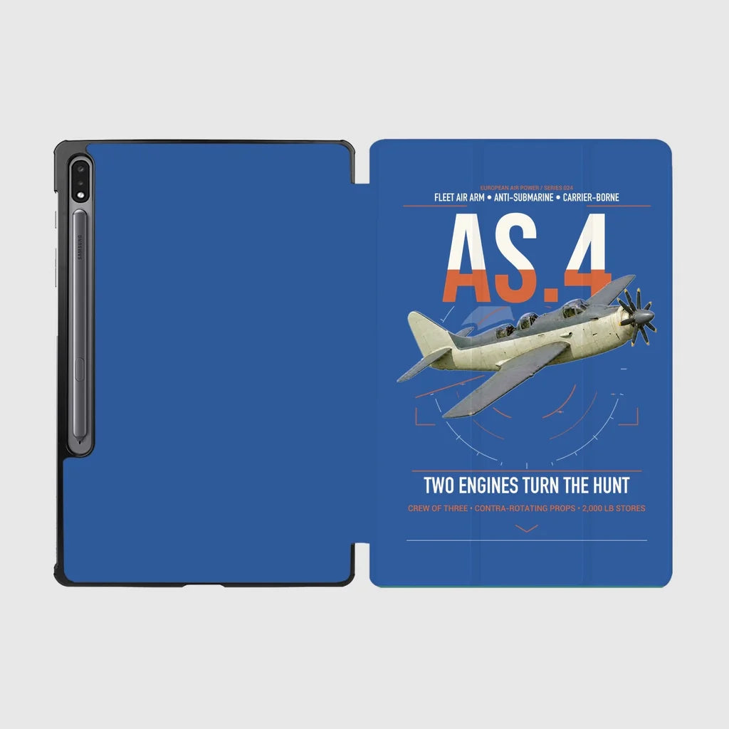 Fairey Gannet AS.4 design on blue samsung tablet tablet case