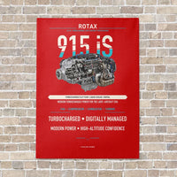 Thumbnail for 915 iS vertical canvas print - no frame - red background