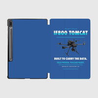 Thumbnail for Inspired Flight IF800 Tomcat design on blue samsung tablet tablet case