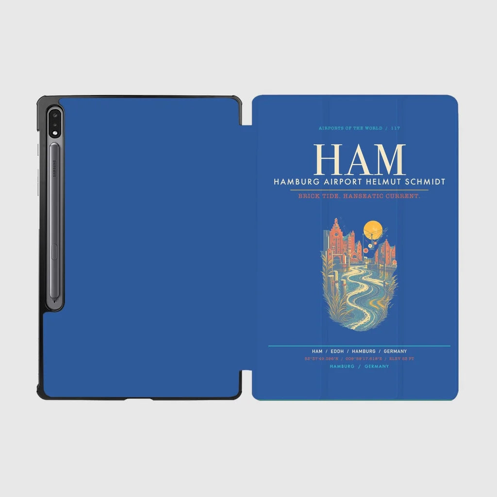 Hamburg Airport Helmut Schmidt HAM - Elbe Brick Tide Signal - Blue