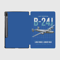 Thumbnail for B-24J Liberator design on blue samsung tablet tablet case
