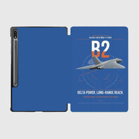 Thumbnail for Avro Vulcan B2 design on blue samsung tablet tablet case