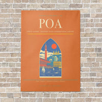Thumbnail for Porto Alegre - Salgado Filho International Airport POA - Canvas No Frame - Orange