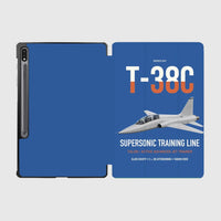 Thumbnail for T-38C Talon design on blue samsung tablet tablet case