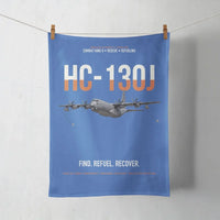 Thumbnail for HC-130J COMBAT KING II design on blue towel