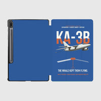 Thumbnail for KA-3B Skywarrior design on blue samsung tablet tablet case