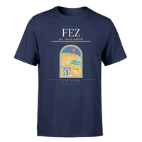 Thumbnail for Fes (FEZ) T-Shirt single-side front print in Navy Blue | fes-fez-double-side-t-shirt