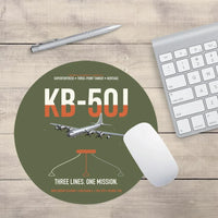 Thumbnail for KB-50J Superfortress design on green army round mouse pad
