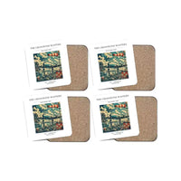 Thumbnail for The Crosswind Masters - Designed Coasters design on white 4-pieces-set