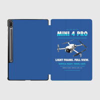 Thumbnail for DJI Mini 4 Pro design on blue samsung tablet tablet case