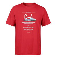 Thumbnail for Canadair C-4 Argonaut North Star design on red single side