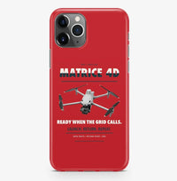 Thumbnail for DJI Matrice 4D Case ProMax design on red iphone case promax