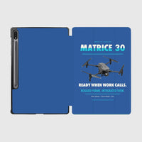 Thumbnail for DJI Matrice 30 design on blue samsung tablet tablet case