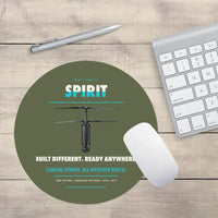 Thumbnail for Ascent AeroSystems Spirit design on green army round mouse pad