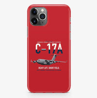 Thumbnail for C-17A Globemaster III design on red magsafe iphone case, for iPhone Pro Max