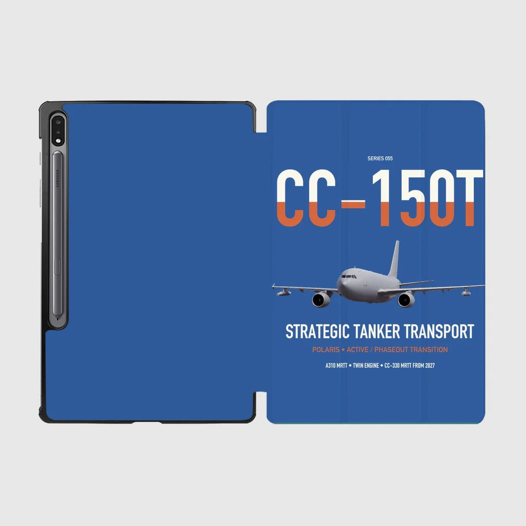 Airbus CC-150T Polaris design on blue samsung tablet tablet case