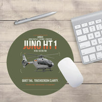 Thumbnail for Airbus H135 Juno HT1 design on green army round mouse pad