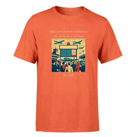 Thumbnail for VINTAGE G4469 - The Last Piston Schedule - Premium T-Shirt design on orange premium t shirt