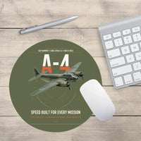 Thumbnail for Junkers Ju 88A-4 design on green army round mouse pad