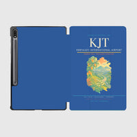 Thumbnail for Kertajati International Airport (KJT) design on blue samsung tablet tablet case