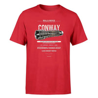 Thumbnail for CONWAY design on red single side