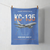 Thumbnail for KC-135 STRATOTANKER design on blue towel