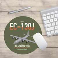 Thumbnail for EC-130J Commando Solo III design on green army round mouse pad