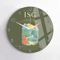 Thumbnail for Painushima Ishigaki Airport ISG Wall-Clock No-Frame - Green Army