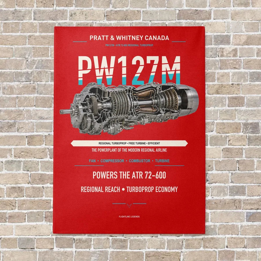 PW127M vertical canvas print - no frame - red background