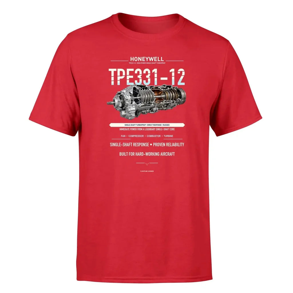 TPE331-12 design on red single side