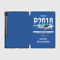 Thumbnail for Tecnam P2010 design on blue samsung tablet tablet case
