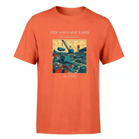 Thumbnail for VINTAGE G4509 - The Salvage Yard - Premium T-Shirt design on orange premium t shirt