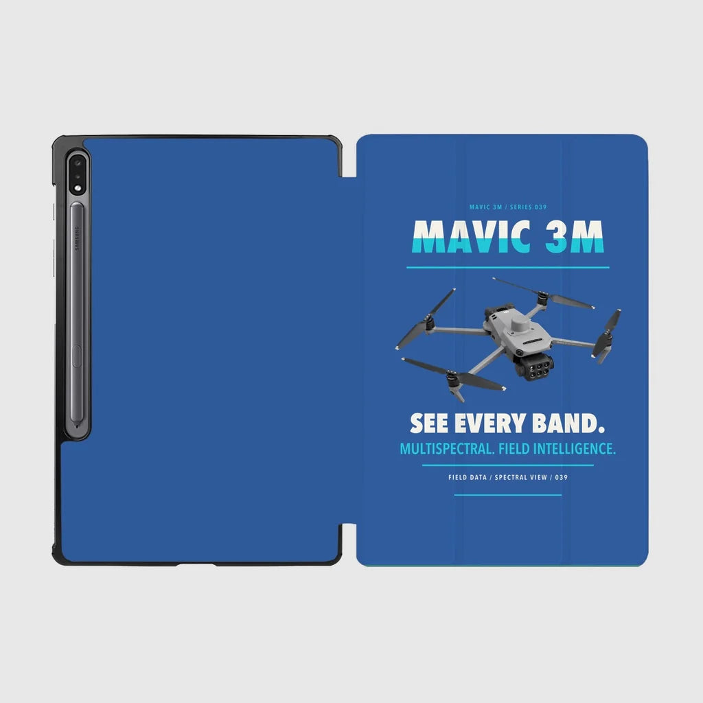 DJI Mavic 3 Multispectral design on blue samsung tablet tablet case