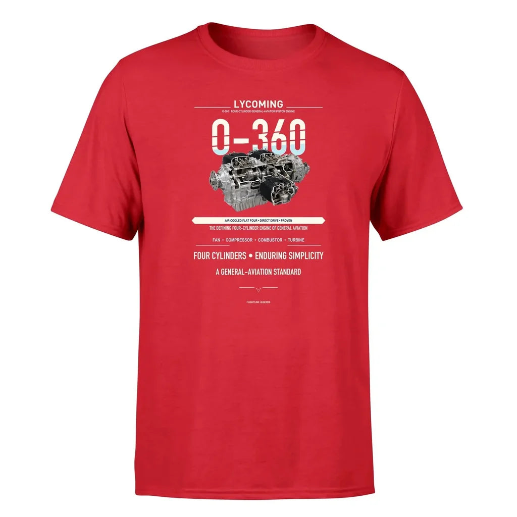 O-360 design on red single side