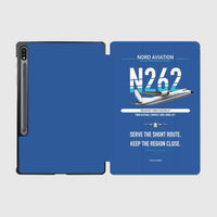 Thumbnail for Nord 262A design on blue samsung tablet tablet case