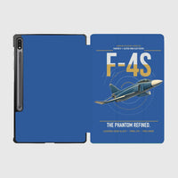 Thumbnail for F-4S Phantom II design on blue samsung tablet tablet case