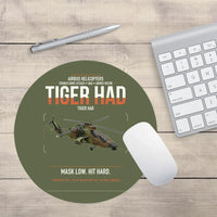 Thumbnail for Airbus Helicopters Tiger HAD design on green army round mouse pad