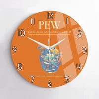 Thumbnail for Bacha Khan International Airport PEW Wall-Clock No-Frame - Orange