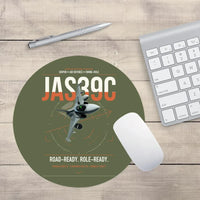 Thumbnail for Saab JAS 39C Gripen design on green army round mouse pad