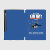 Thumbnail for MD Helicopters MD 902 Explorer design on blue samsung tablet tablet case