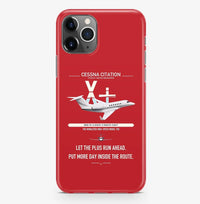 Thumbnail for Cessna Citation X+ design on red magsafe iphone case, for iPhone Pro Max