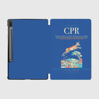 Thumbnail for Casper–Natrona County International Airport (CPR) design on blue samsung tablet tablet case