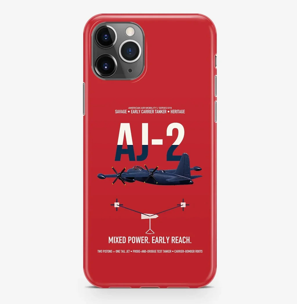 AJ-2 Savage Tanker design on red magsafe iphone case, for iPhone Pro Max
